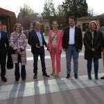 Fernández Mañueco presenta a la candidata a la alcaldía de Soria, Belén Izquierdo, junto a Benito Serrano y Rocío Lucas, entre otros