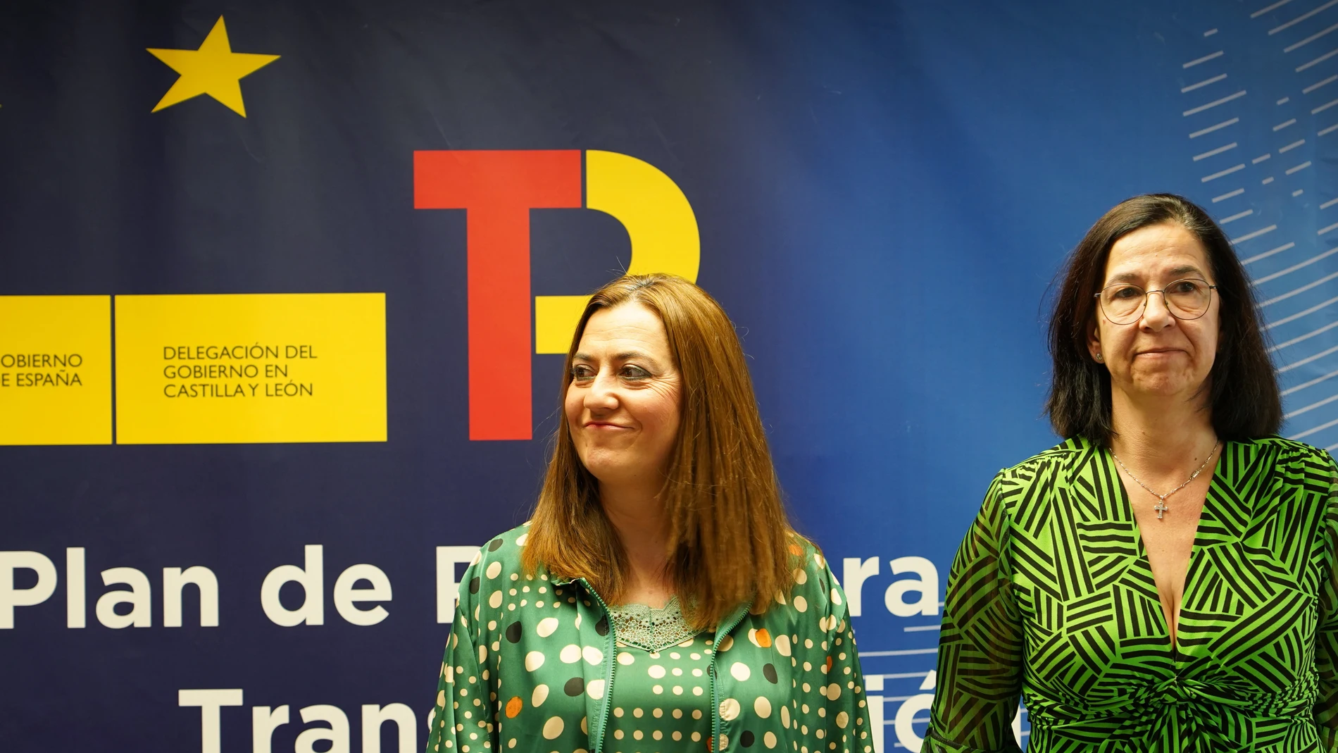 Virginia Barcones con Alicia Villar presenta el plan de actuaciones del Plan España Puede