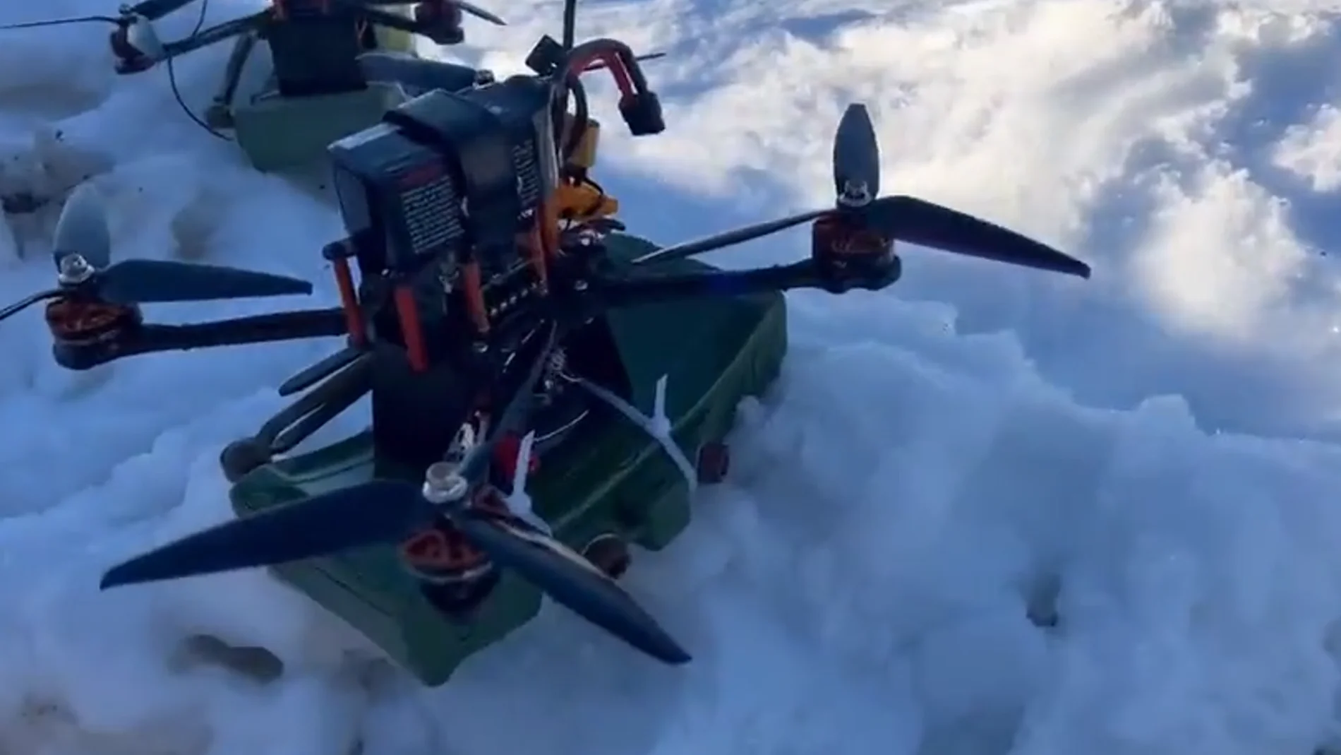 Así son las “claymore voladoras” del Ejército ruso: “picadoras de carne antipersona” montadas en drones.