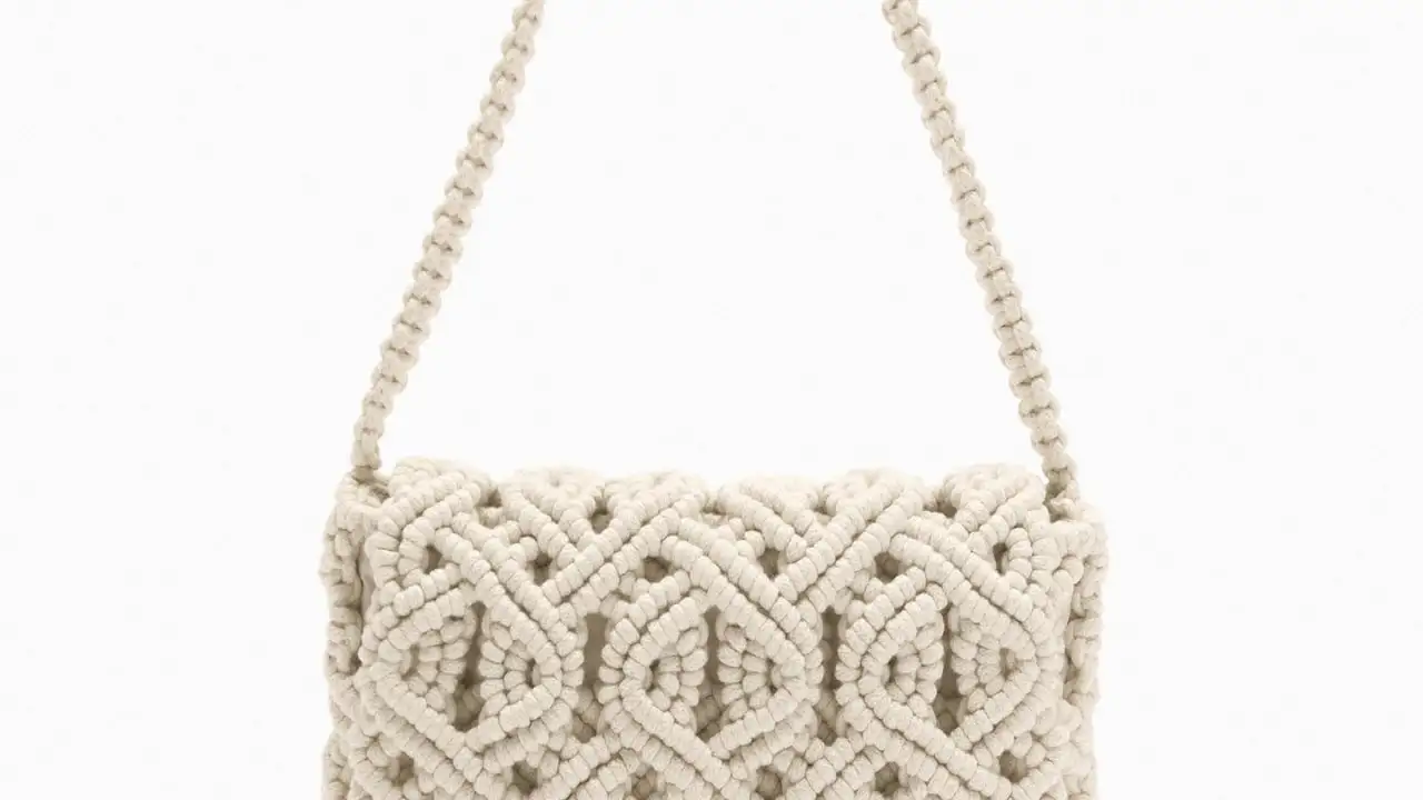 Bolso macramé