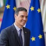 23 March 2023, Belgium, Brussels: Spain's Prime Minister Pedro Sanchez arrives for an EU Summit, at the EU headquarters in Brussels.