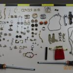 Algunos de los objetos robados recuperados por la Guardia Civil