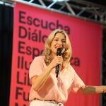 Yolanda Díaz protagoniza un acto de escucha de su proyecto Sumar en Las Palmas de Gran Canaria 