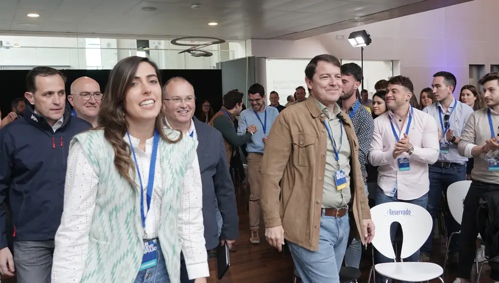 Mañueco participa en el Congreso Autonómico de Nuevas Generaciones