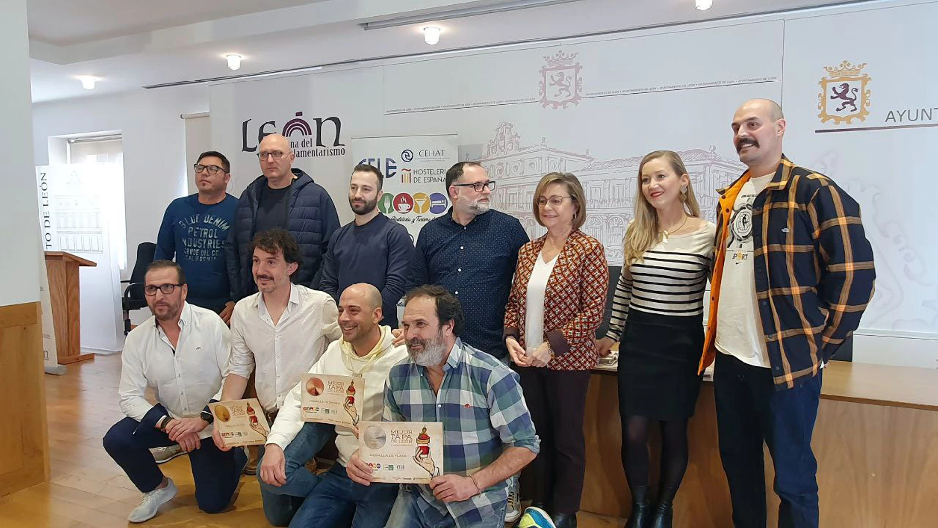 Entrega de los premios a la "Mejor Tapa de León"