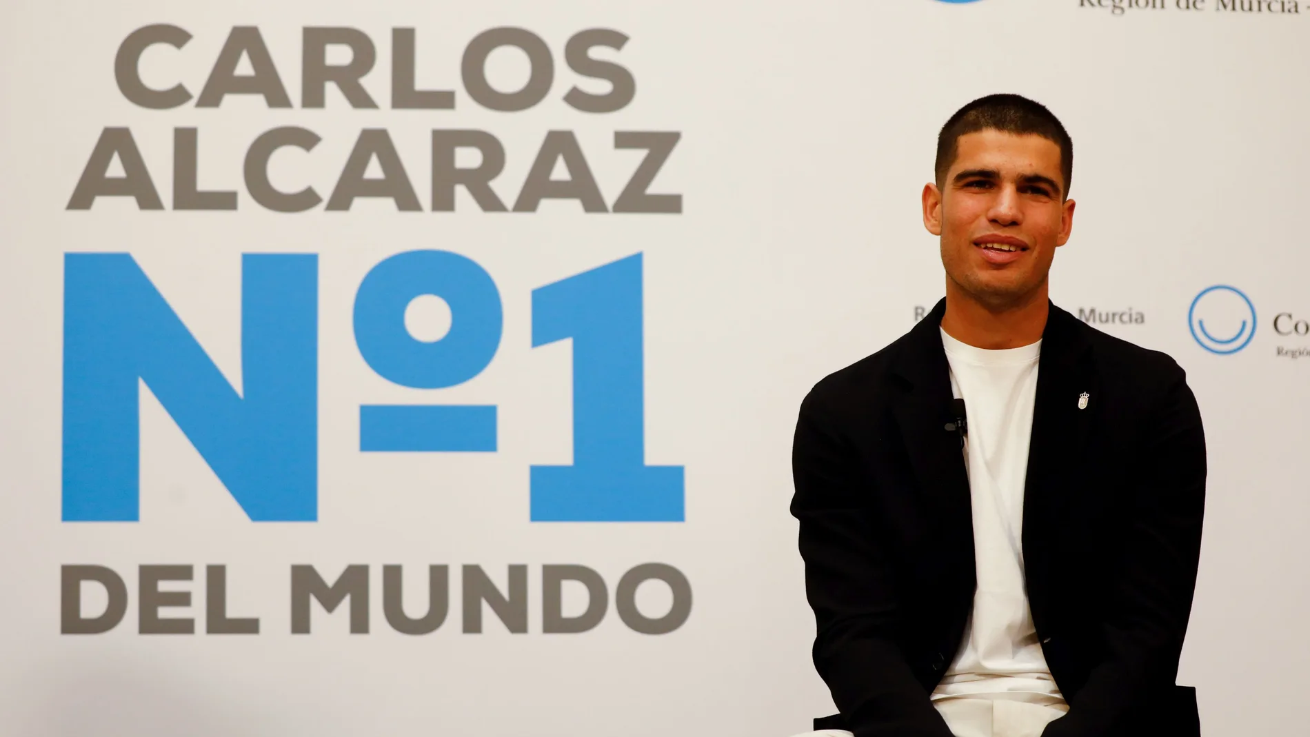 El tenista Carlos Alcaraz, hijo predilecto de Murcia