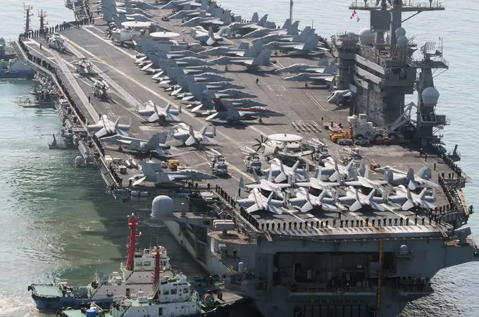 China lanza un ataque contra el portaaviones estadounidense USS Nimitz durante un provocador simulacro de guerra