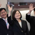 Taiwanese President Tsai Ing-wen departs for Central America