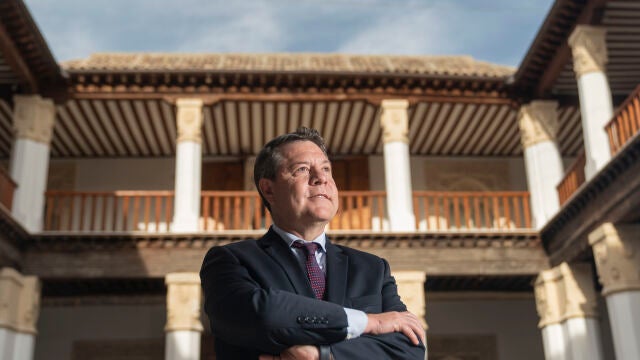 Entrevista a Emiliano García-Page en el Palacio de Fuensalida, Toledo