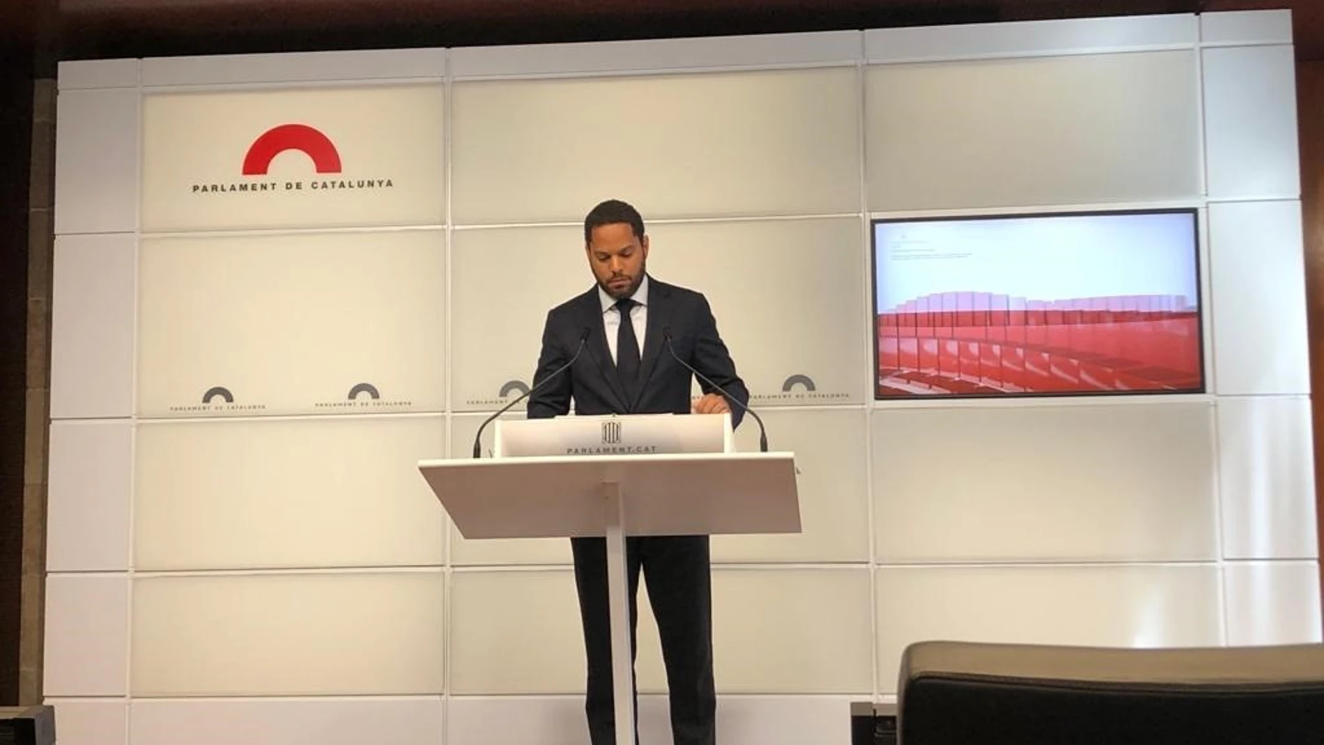 Ignacio Garriga (Vox) critica que el Govern "impide la entrada de Vox" a la cumbre por la sequía