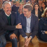 Feijóo celebra en Zaragoza el primer aniversario de su llegada al liderazgo del partido