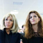 Brigitte Macron y Marlene Schiappa