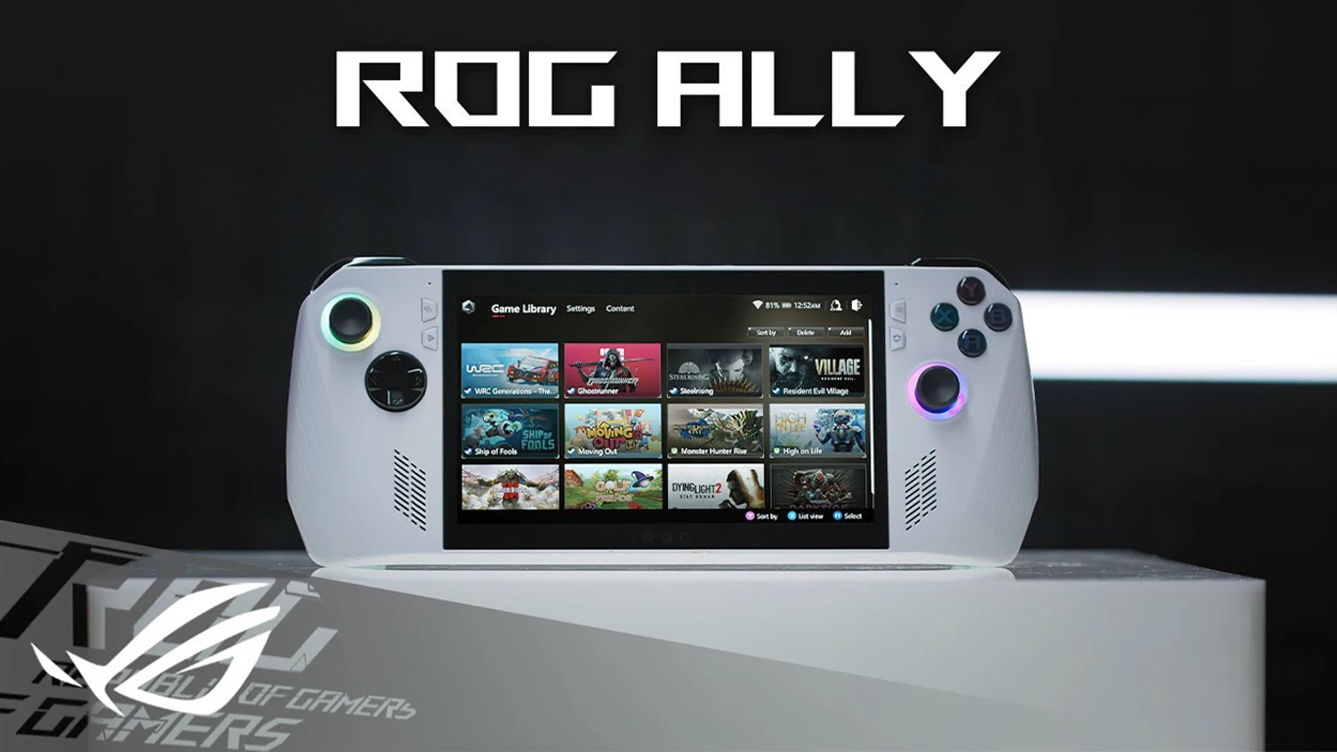 ROG Ally: ASUS confirma entre la confusión su nuevo ordenador portátil para videojuegos.