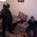 Imagen del operativo de la Policía Nacional 