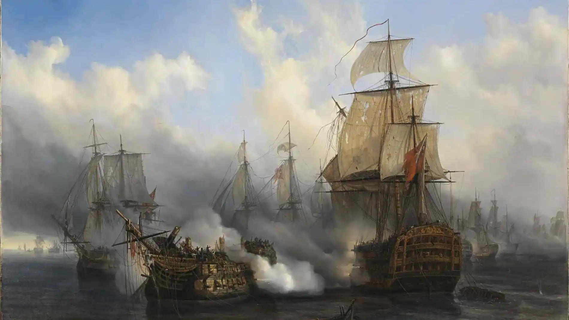 "Batalla de Trafalgar"