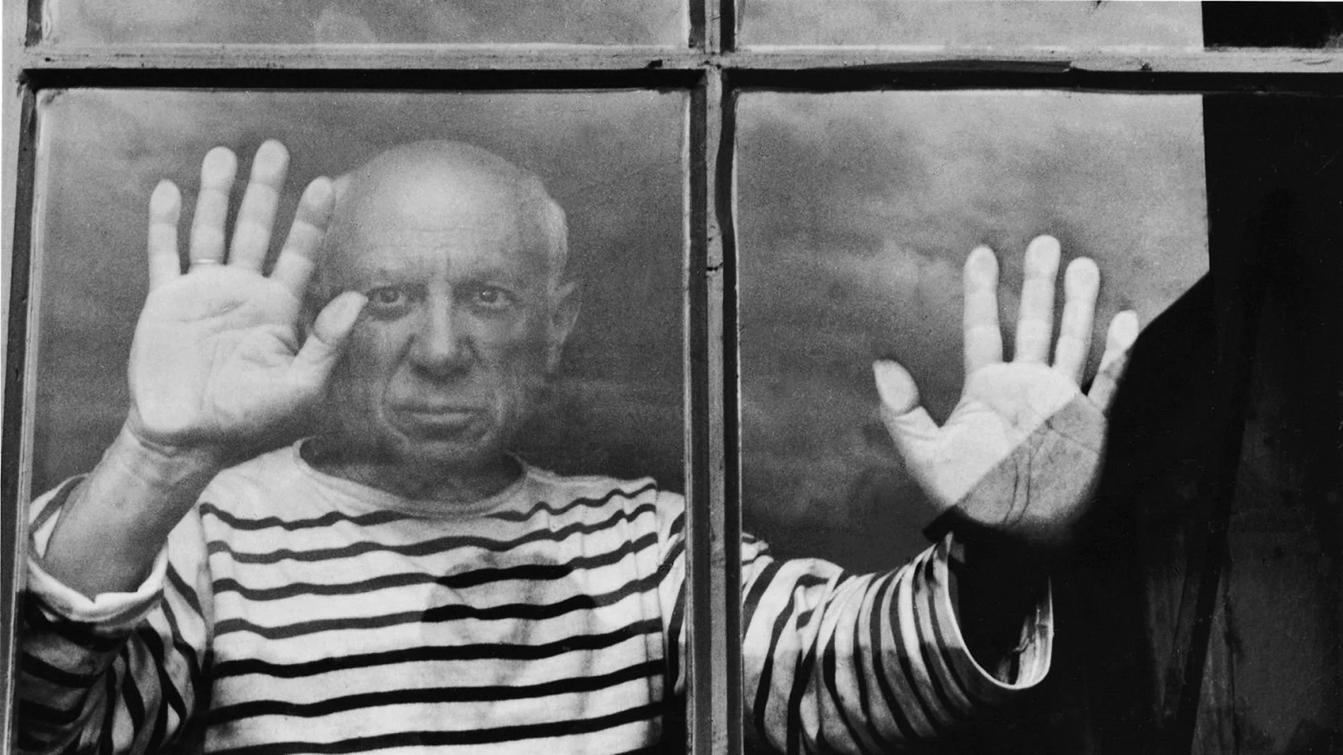 Retrato de Pablo Picasso en Vallauris