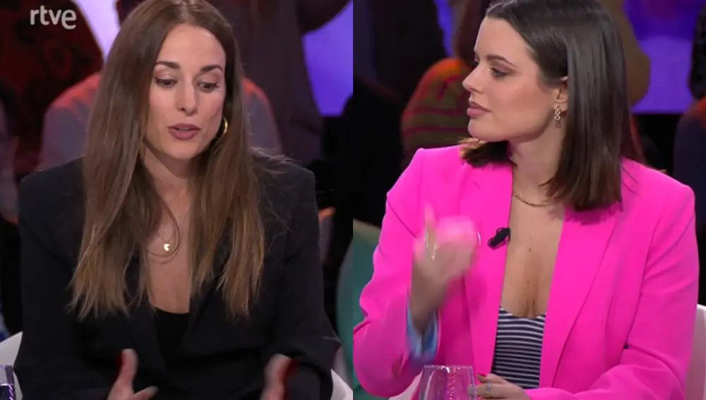 Silvia Alonso y Adriana Torrebejano en 'Días de tele'