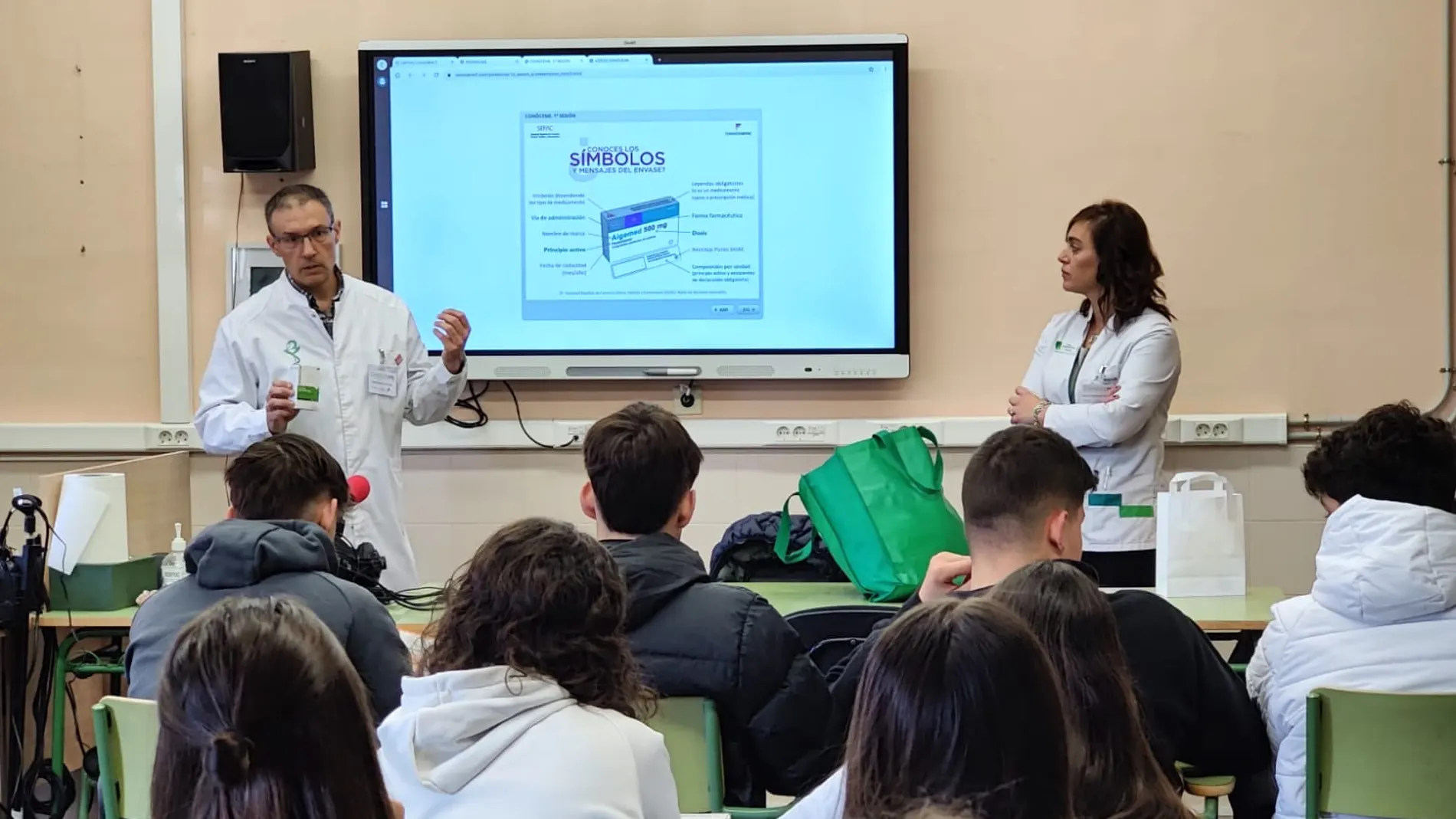 Educación farmacéutica en las aulas de Valladolid