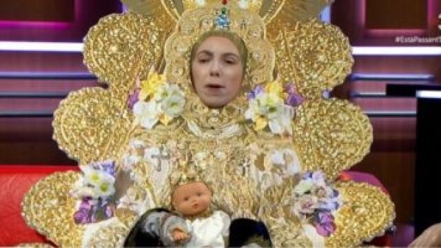 "Sketch" de la Virgen del Rocío de TV3