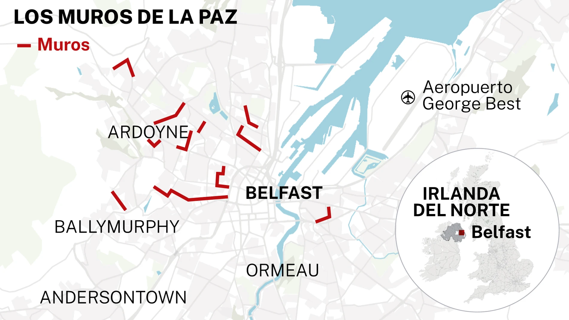 Muros de la Paz en Belfast