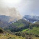 Cantabria sigue luchando contra el fuego en este inicio de primavera complicado
