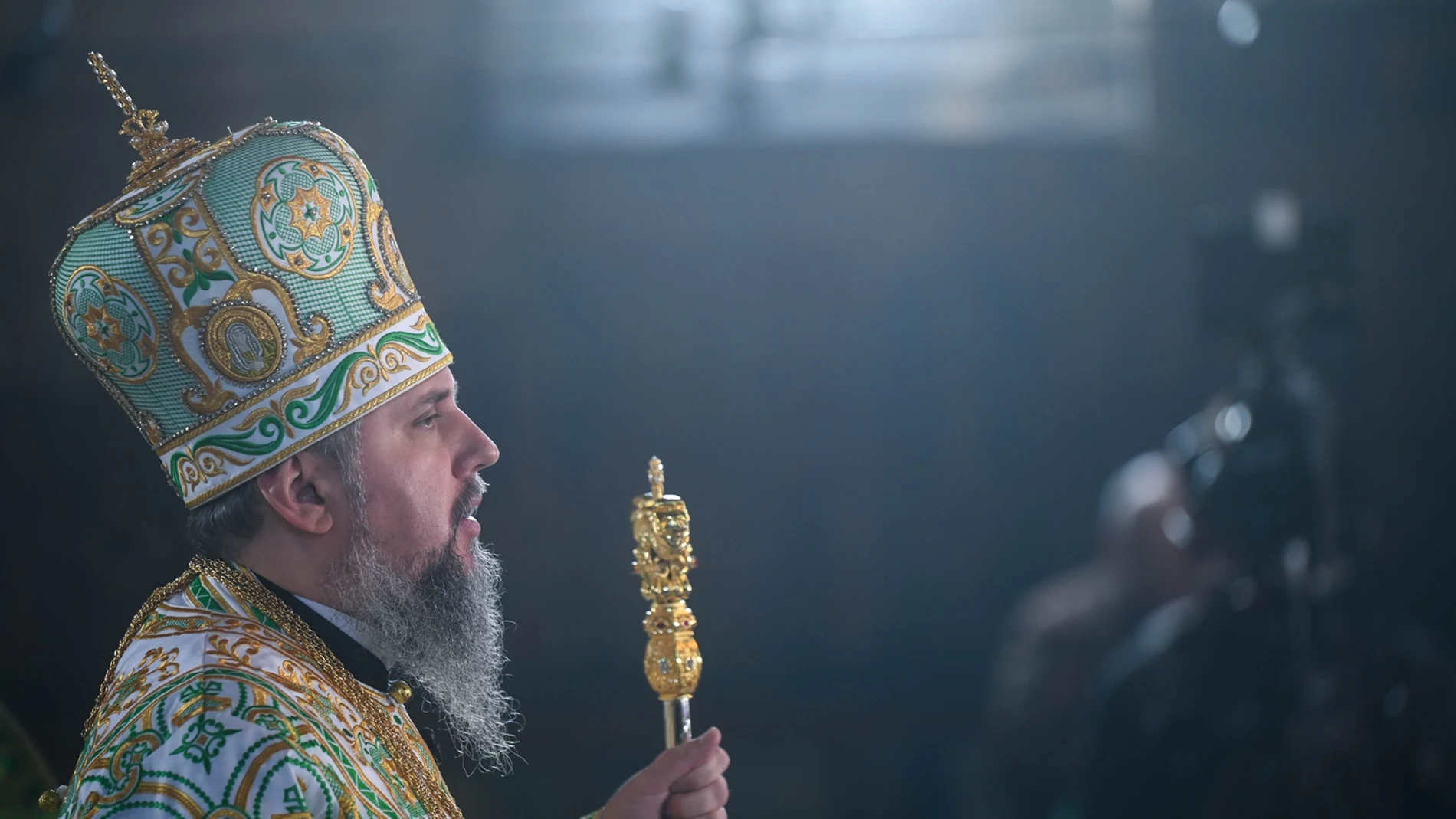 El líder de la Iglesia Ortodoxa de Ucrania (OCU)