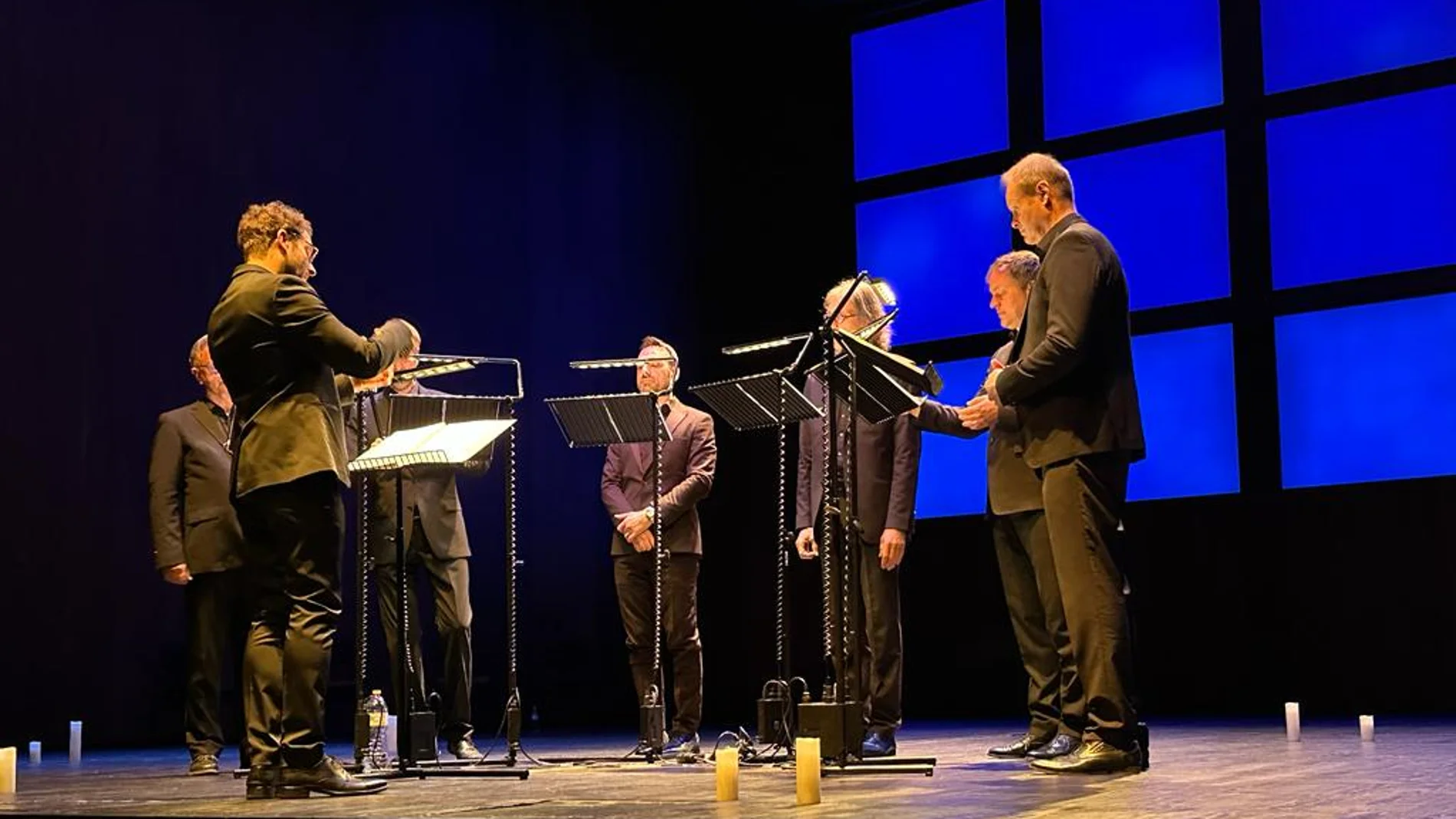 Imagen del Teatro-Auditorio de San Lorenzo de El Escorial el pasado 1 de abril