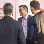 El presidente del Gobierno Pedro Sánchez, ayer en la reunión de la Ejecutiva Federal del PSOE
