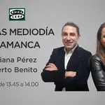 Noticias Mediodía Salamanca Diana Pérez y Roberto Benito