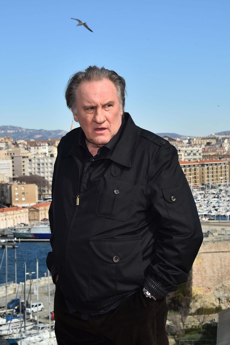 Gérard Depardieu Photocall of the Netflix program &quot;Marseille&quot; in Marseille on february 18th 2018