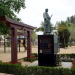 Estatua de Hasekura Tsunenaga situada en Coria del Río (Sevilla)