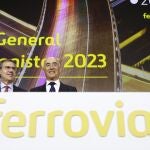 Junta accionistas de Ferrovial 2023 con la votacion del traslado de la empresa fuera de España. © Jesús G. Fer