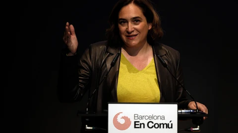 La candidata de Barcelona en Común y alcaldesa de Barcelona, Ada Colau, presenta su lista para las elecciones del 28 de mayo