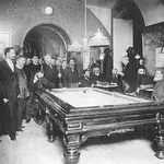 Jugadores de snooker en 1897