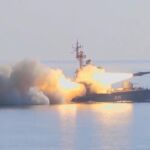 Un barco ruso lanza un misil en el Pacífico 