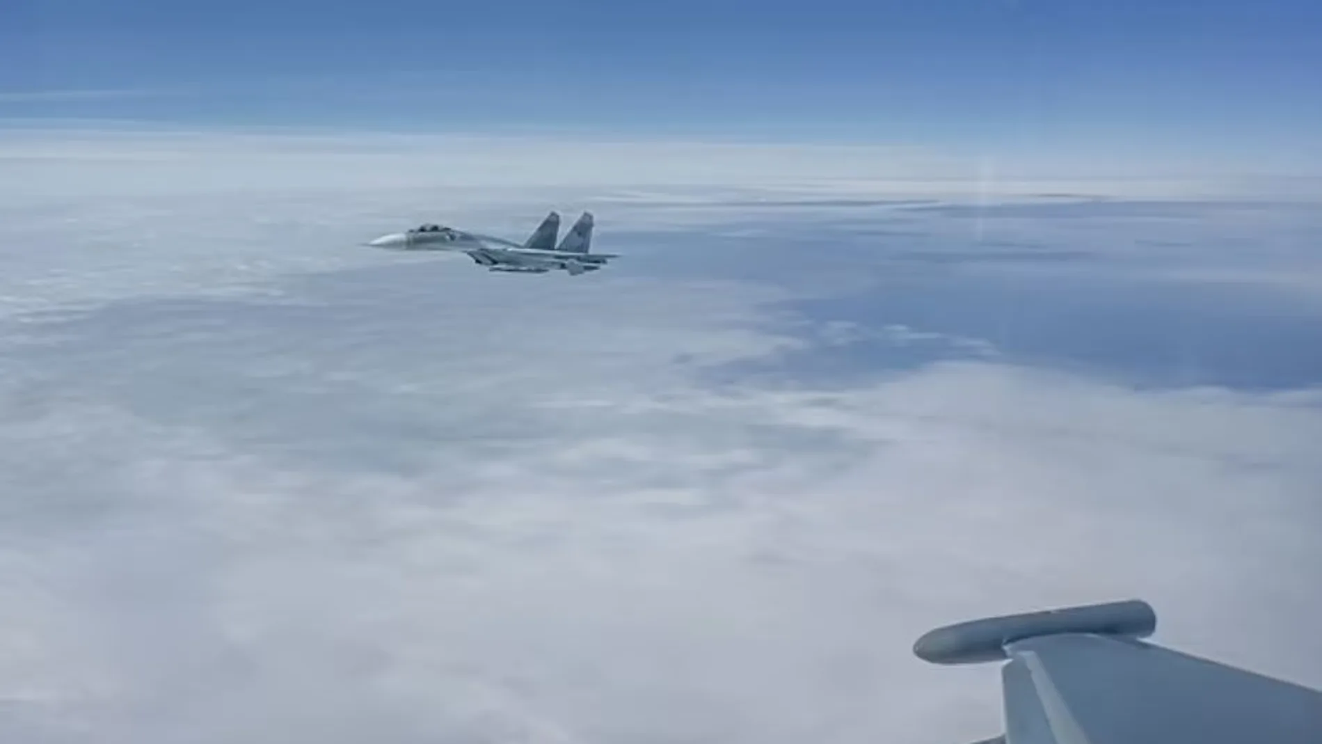 Eurofighter Typhoons de RAF se asociaron con Alemania para avisar a los cazas rusos que volaban sobre el golfo de Finlandia y se dirigían hacia Estonia