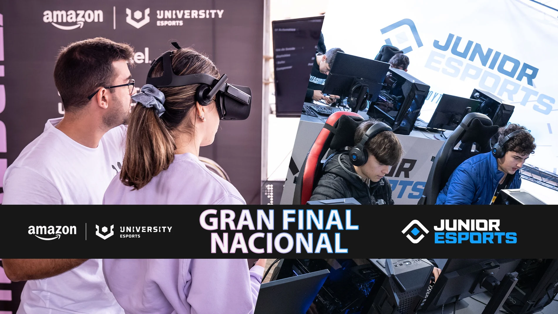 Amazon UNIVERSITY Esports y JUNIOR Esports celebrarán sus finales en Distrito Digital en Alicante