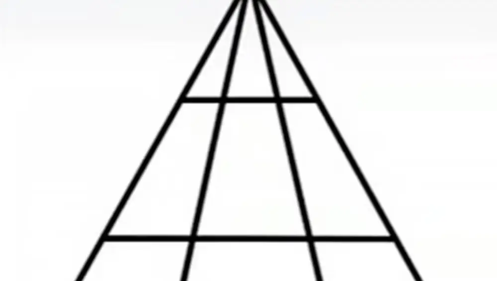 ¿¿Cuántos triángulos puedes contar en la imagen?
