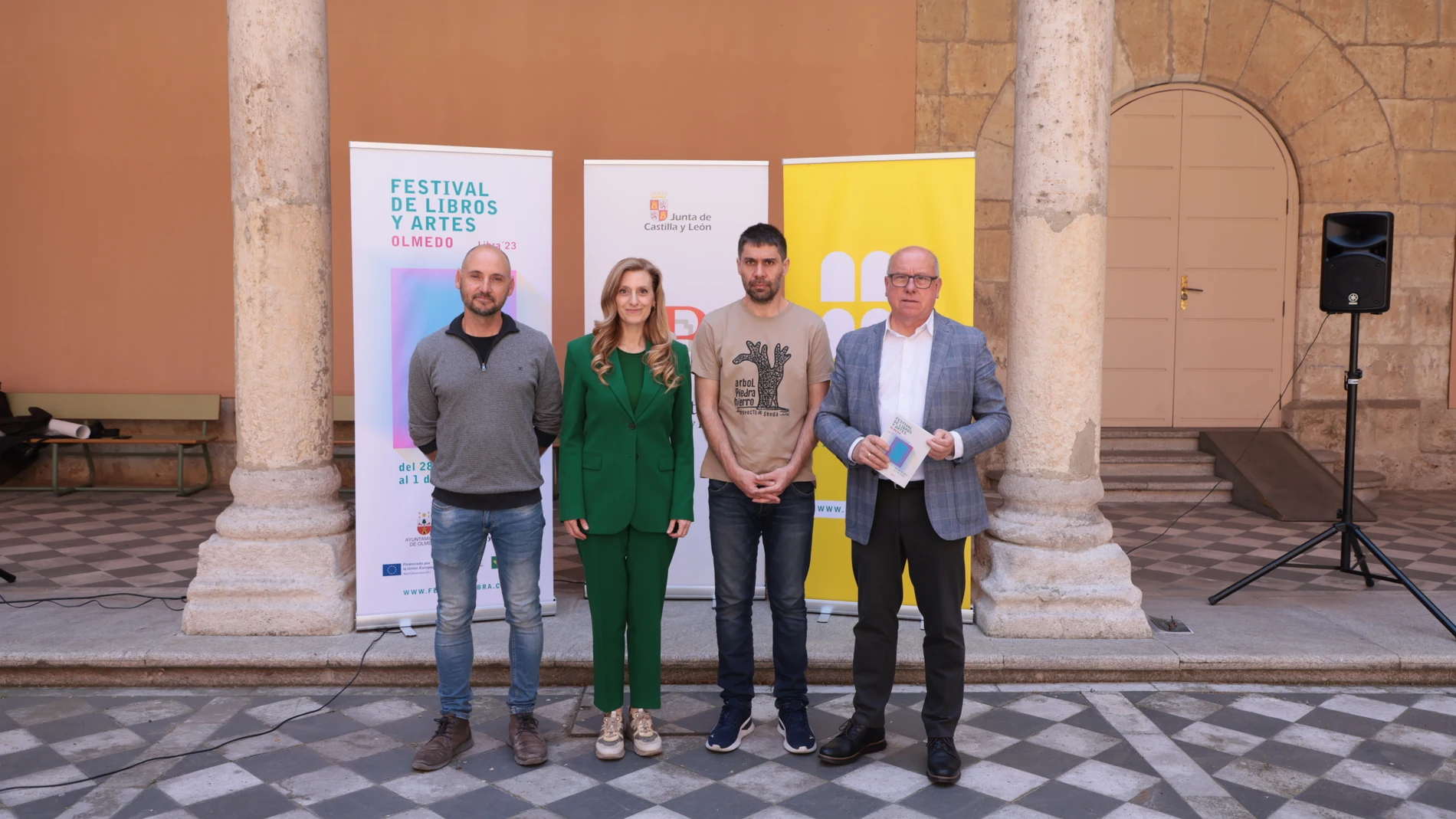 José María Yagüe, Mar Sancho, Javier Pérez Álamo y Alfonso Centeno en la presentación del festival