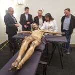 El crucificado fue realizado en 1582 por Pablo de Rojas