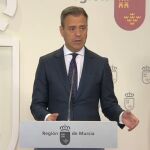 El consejero de Presidencia, Turismo, Cultura, Juventud, Deportes y Portavocía, Marcos Ortuño