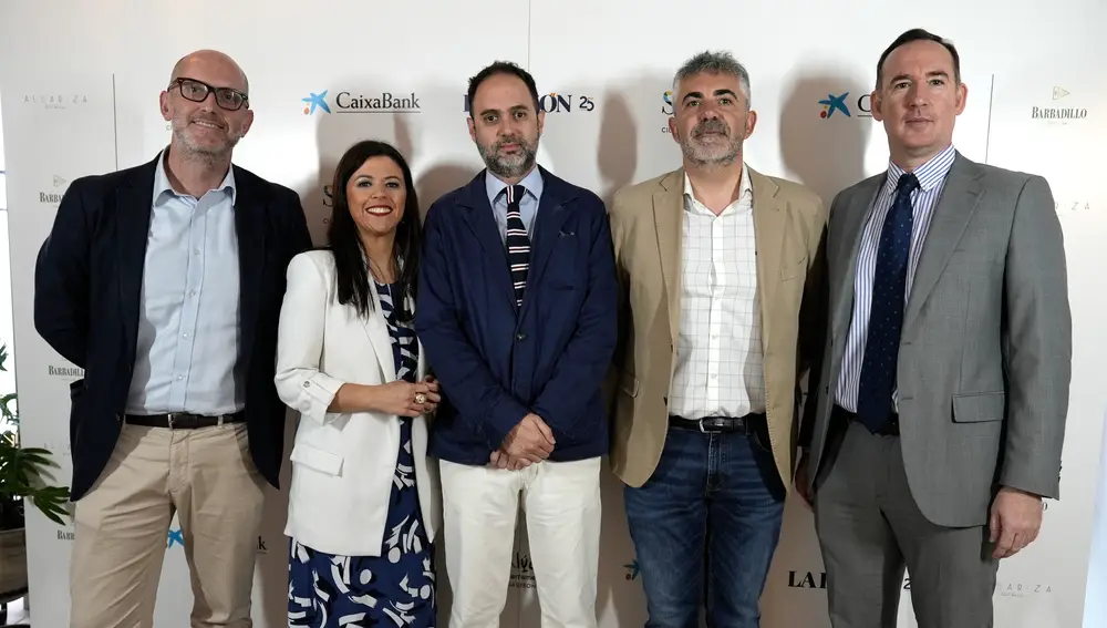 Luis Esteban, Rocío Fernández, José Lugo, Juan Ramón Aranega y Nazario Gangoso