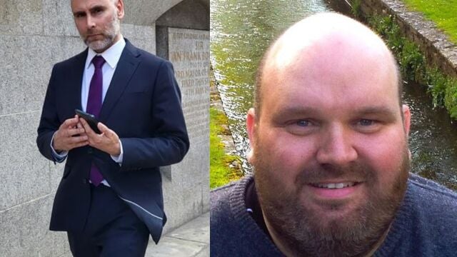 El exenfermero Nathan Arnold (izq.) admitió la extirpación parcial del pezón de Marius Gustavson (der.)