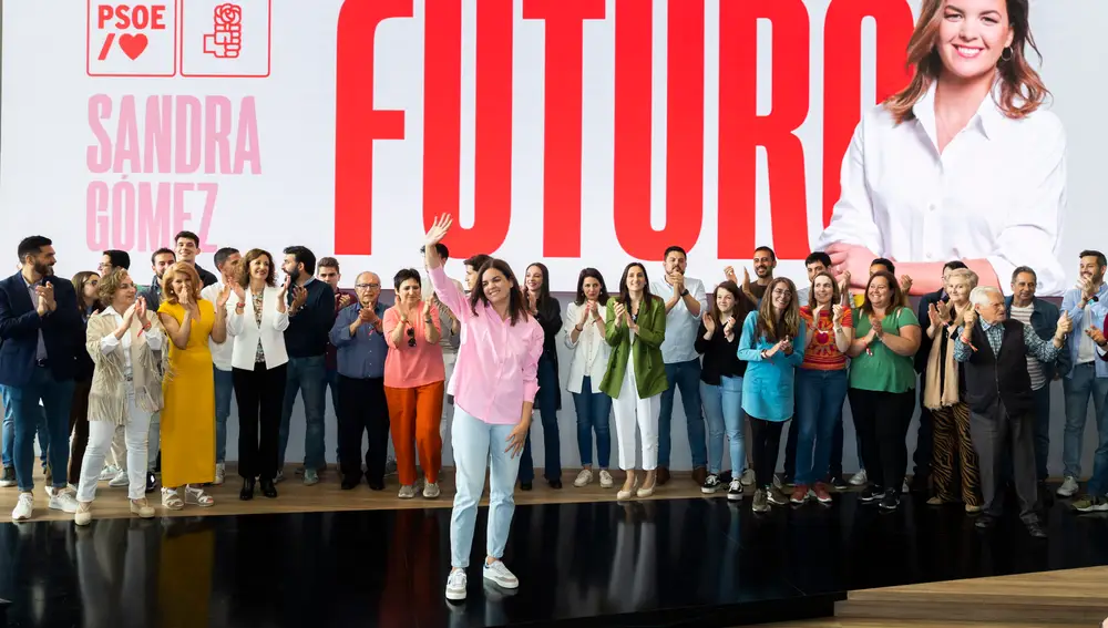 La socialista Sandra Gómez presentó su lema de campaña: «#Futuro»
