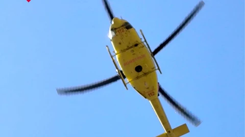 Rescate en helicóptero en Petrer