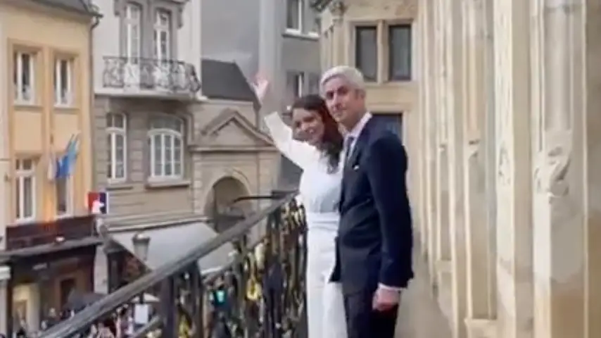 Boda de Alexandra de Luxemburgo y Nicola Bagory