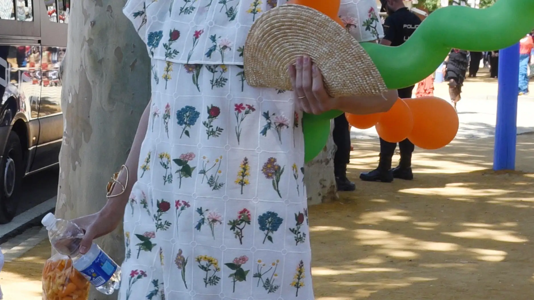 Sofía Palazuelo en la Feria de Abril.