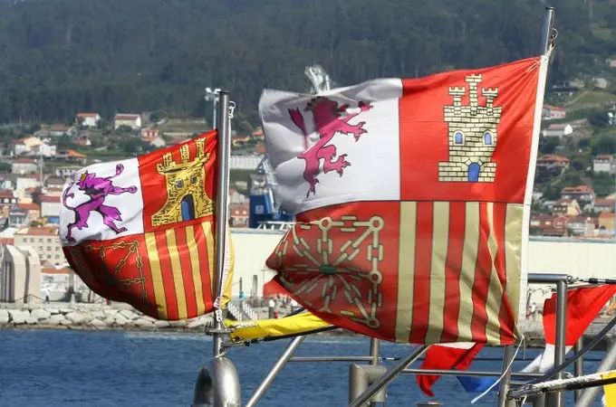 ¿Qué es la bandera de tajamar o torrotito, que usan los buques de la Armada en determinadas ocasiones?