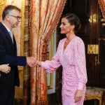 La Reina Letizia con vestido de Lady Pipa.