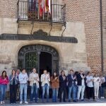 Minuto de silencio en la Diputación de Valladolid